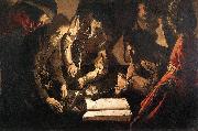 LA TOUR, Georges de The Payment of Dues g oil painting